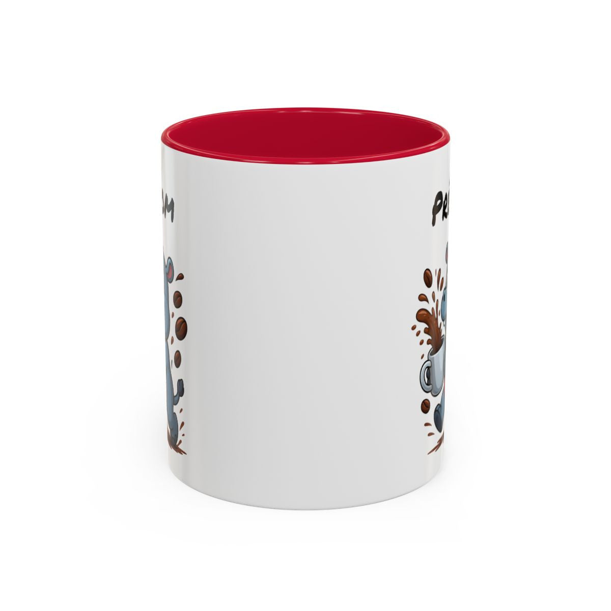 Tasse Hippopotame Personnalisable avec Café – Mug Animal Amusant et Dynamique – Cadeau Humour Matin Énergie 325ml