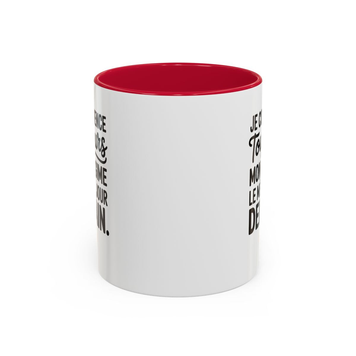 Tasse Humour Régime Demain – Mug Smiley Clin d’Œil Drôle – Cadeau Motivation et Autodérision 325ml