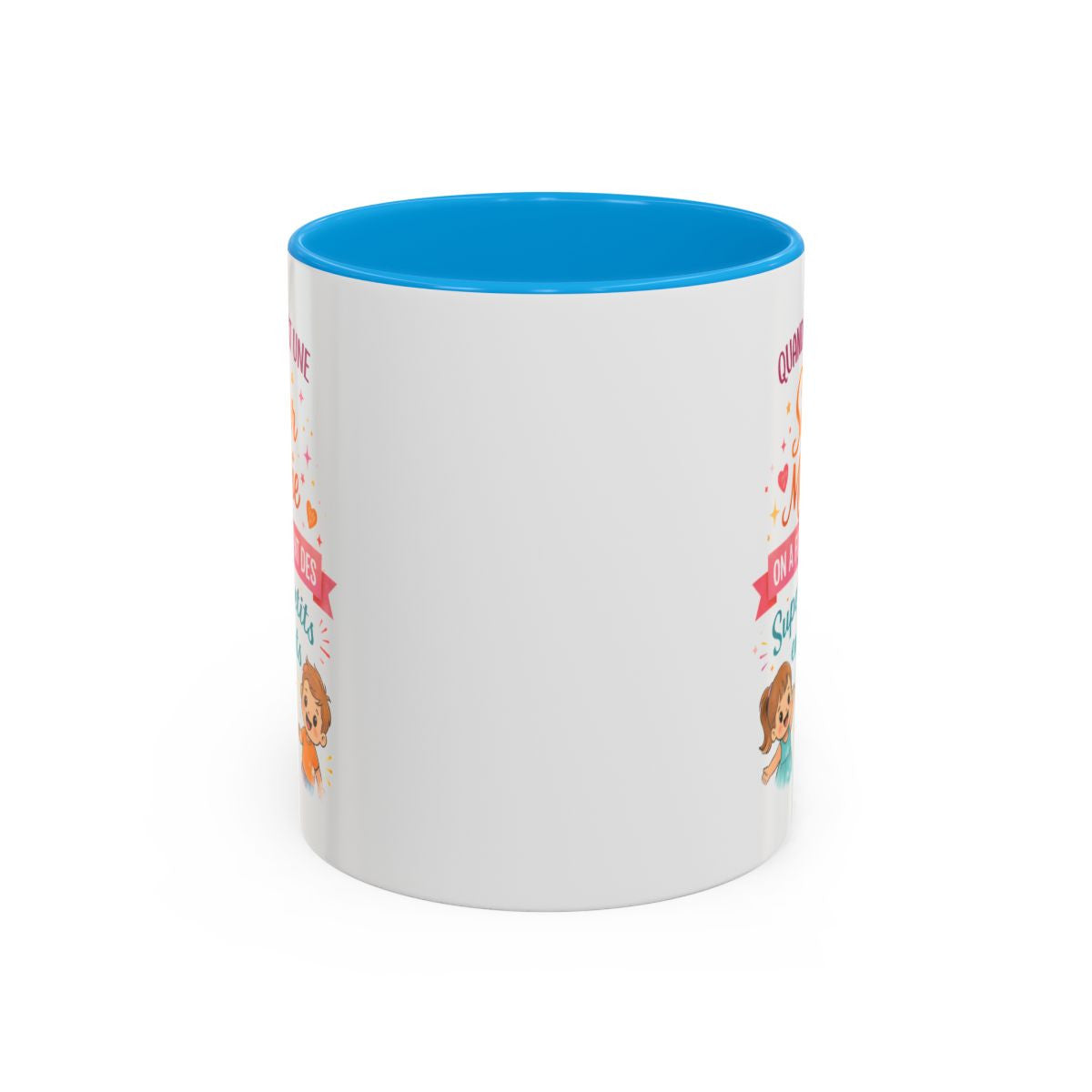Tasse Super Mamie avec Petits-Enfants – Mug Cadeau Grand-Mère Humour et Amour – Idée Fête des Grands-Mères