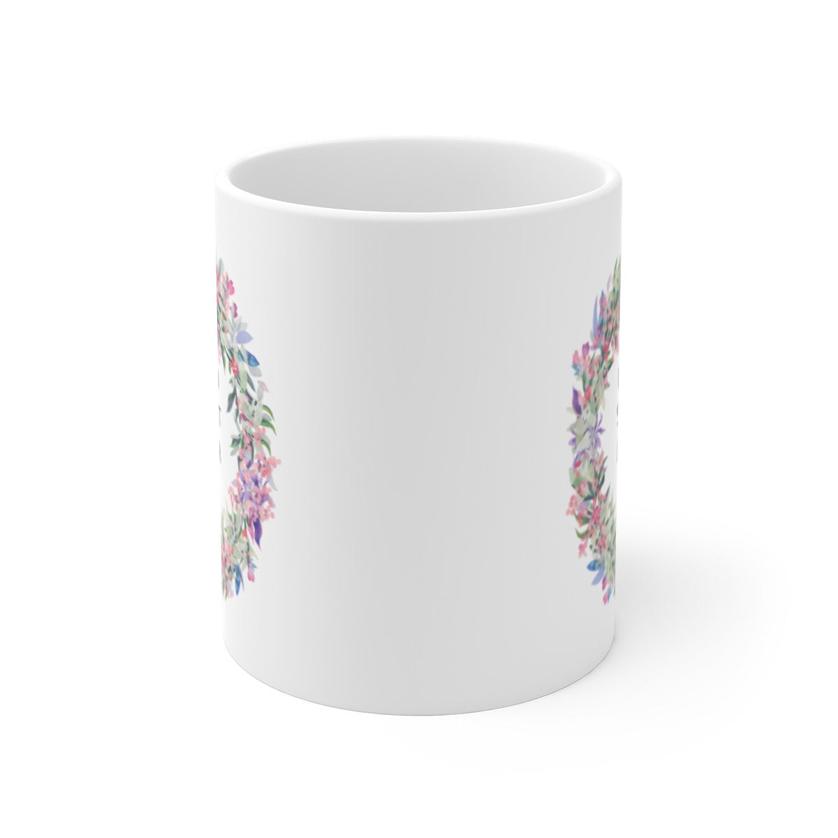 Mug Et si on s’aimait pour la vie – Couronne florale romantique – Idée cadeau couple amour durable