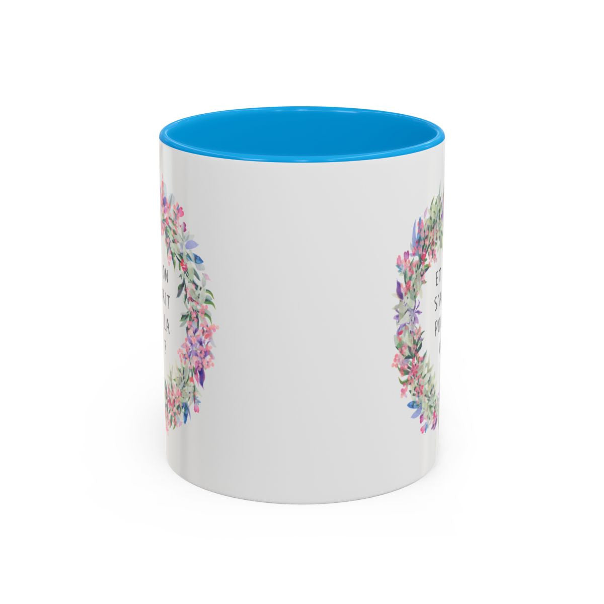 Tasse Et Si On S’Aimait Pour La Vie – Mug Couronne Fleurie Romantique – Cadeau Couple Amour Mariage