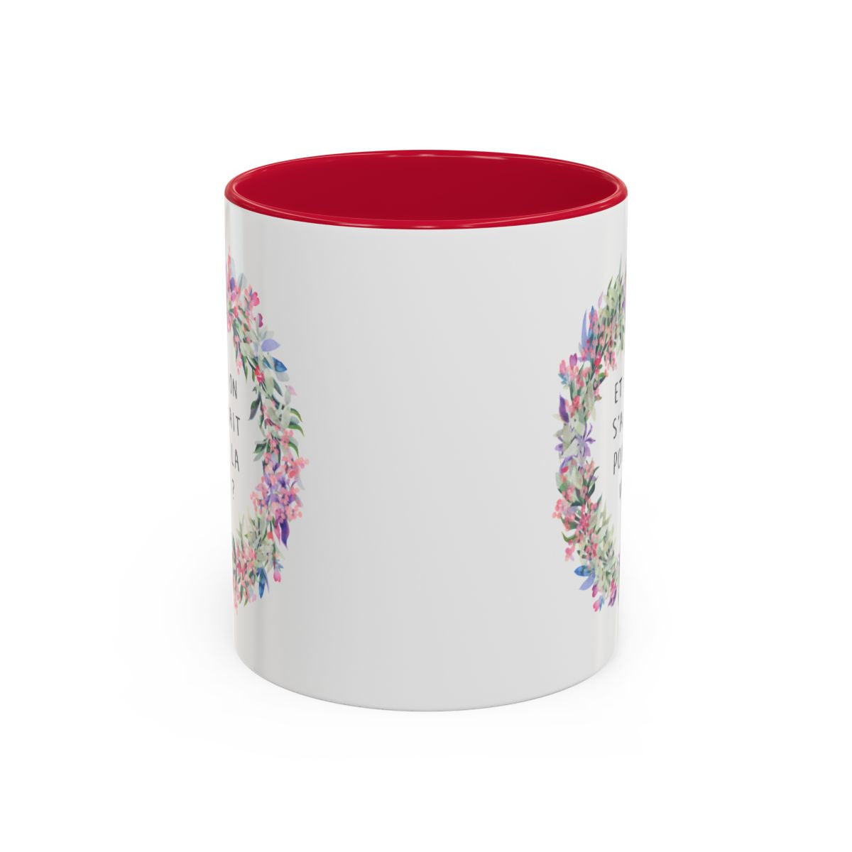 Tasse Et Si On S’Aimait Pour La Vie – Mug Couronne Fleurie Romantique – Cadeau Couple Amour Mariage