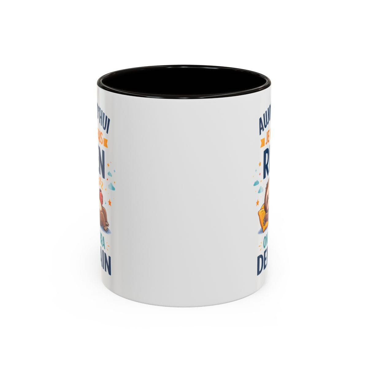 Tasse Aujourd’hui Je Ne Fais Rien – Mug Paresseux Endormi Humoristique – Cadeau Humour Détente