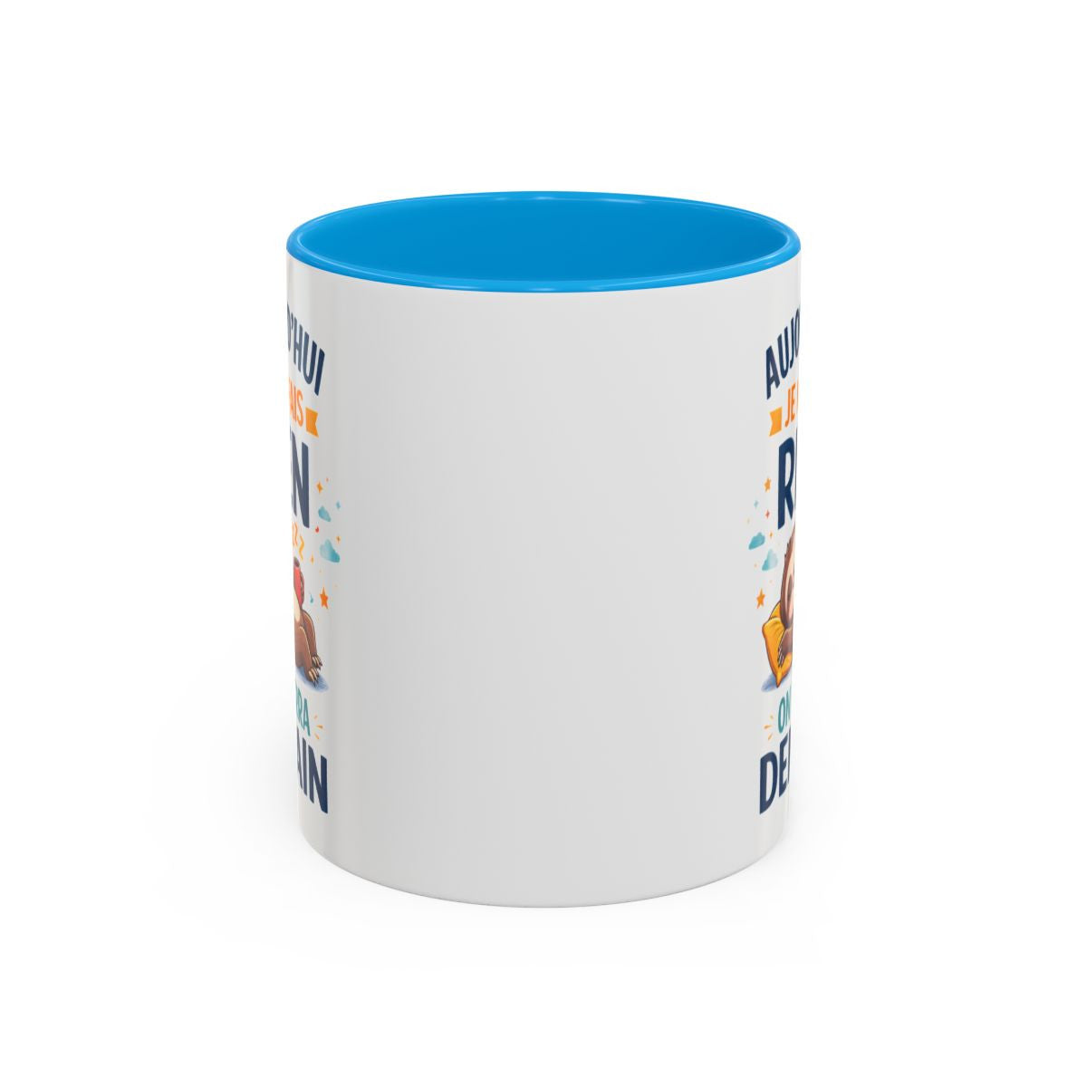 Tasse Aujourd’hui Je Ne Fais Rien – Mug Paresseux Endormi Humoristique – Cadeau Humour Détente