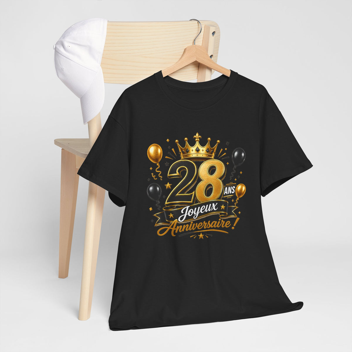 Tee Shirt Anniversaire 28 Ans Homme et Femme Joyeux Anniversaire Cadeau 28 Ans Idée Cadeau Adulte