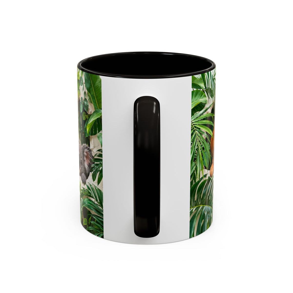Mug Animaux de la Jungle et Compagnie – Chien, Chat, Girafe, Panda, Panda Roux et Koala – Tasse Colorée Cadeau Amoureux des Animaux