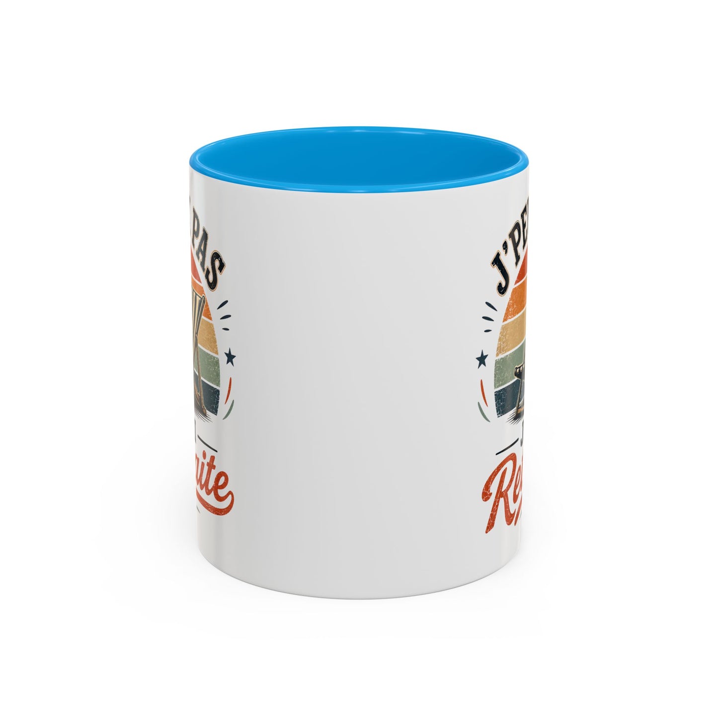 Tasse J’Peux Pas J’Ai Retraite – Mug Retraité Vintage Humoristique – Cadeau Départ Retraite Homme Femme 325ml