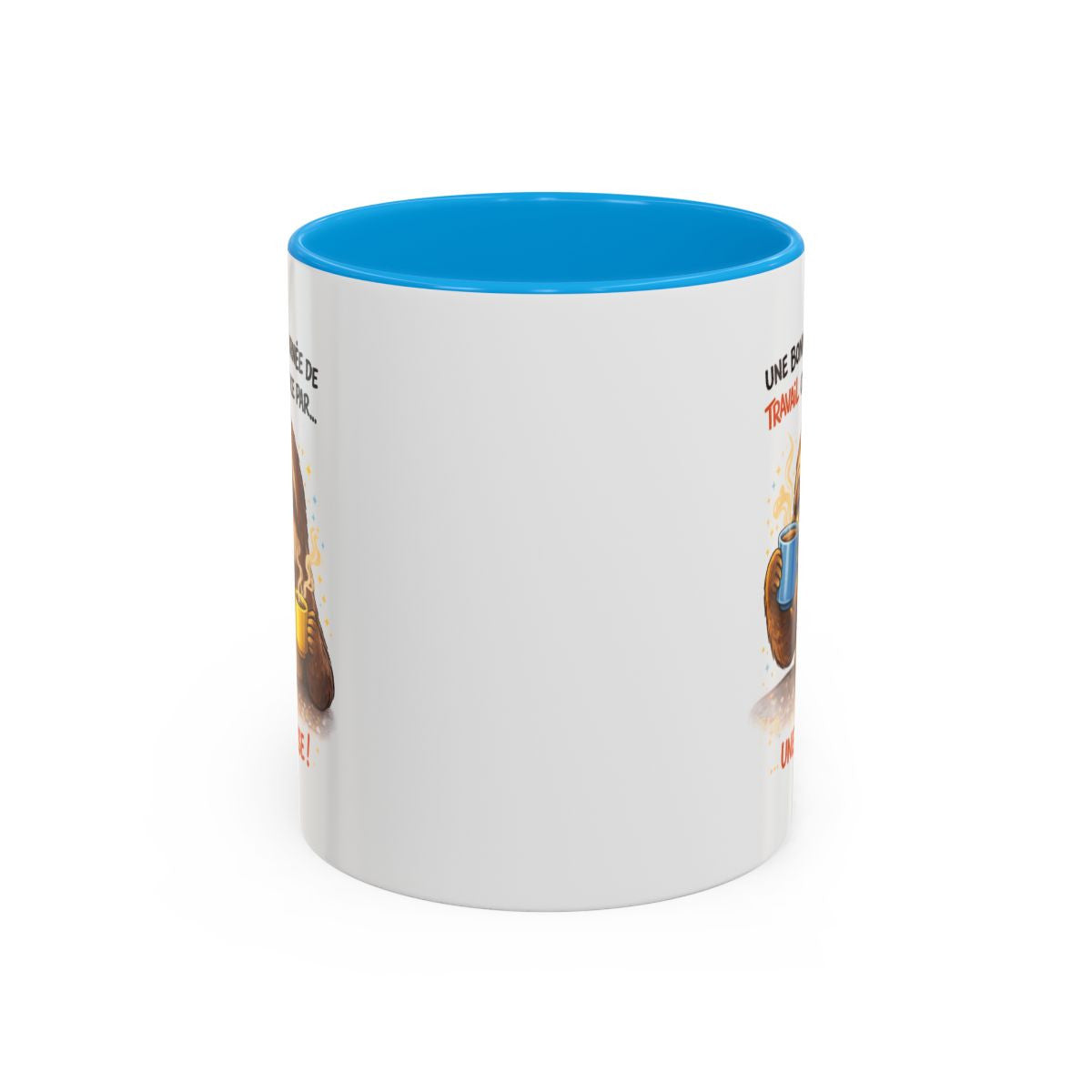Tasse Humour Travail Pause Café – Mug Paresseux Drôle Cadeau Collègue Bureau Homme Femme