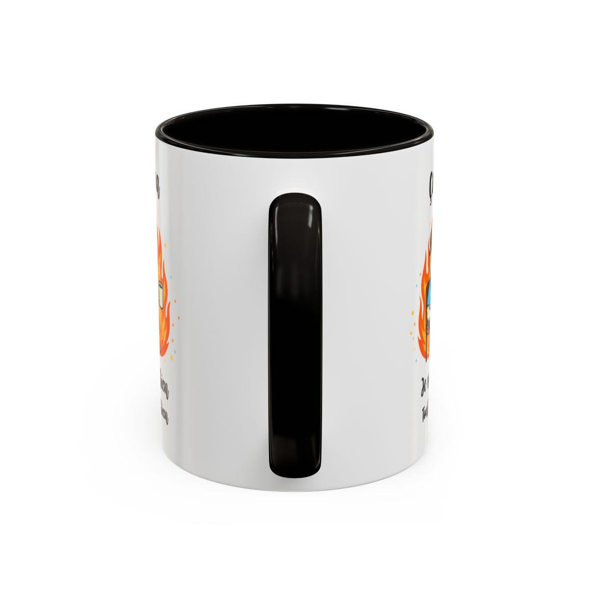 Mug Ça Va Je Vais Bien Tout Va Bien – Tasse Humour Canard Cadeau Collègue Travail Humour Noir Bleu Rouge 325ml