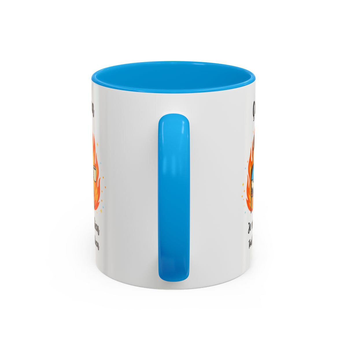 Mug Ça Va Je Vais Bien Tout Va Bien – Tasse Humour Canard Cadeau Collègue Travail Humour Noir Bleu Rouge 325ml