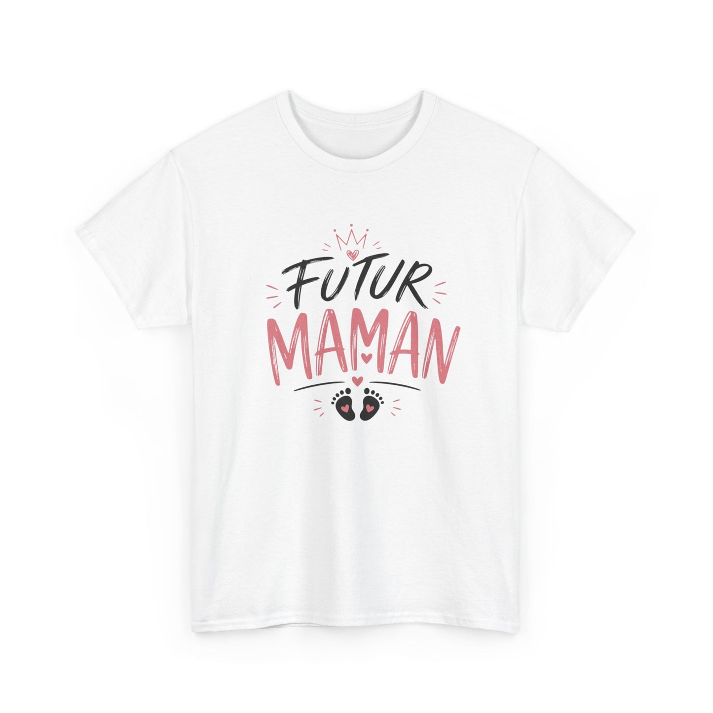T-Shirt Femme Futur Maman – Tee Shirt Grossesse Cadeau Future Maman Bébé Naissance Idée Cadeau Femme Enceinte