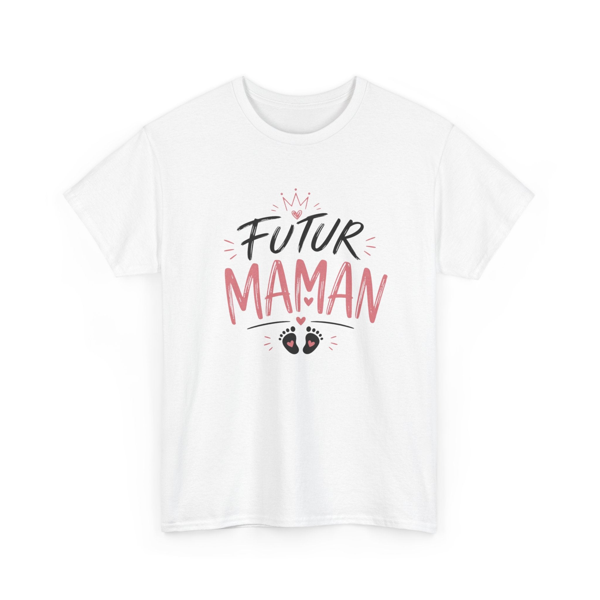 T-Shirt Femme Futur Maman – Tee Shirt Grossesse Cadeau Future Maman Bébé Naissance Idée Cadeau Femme Enceinte