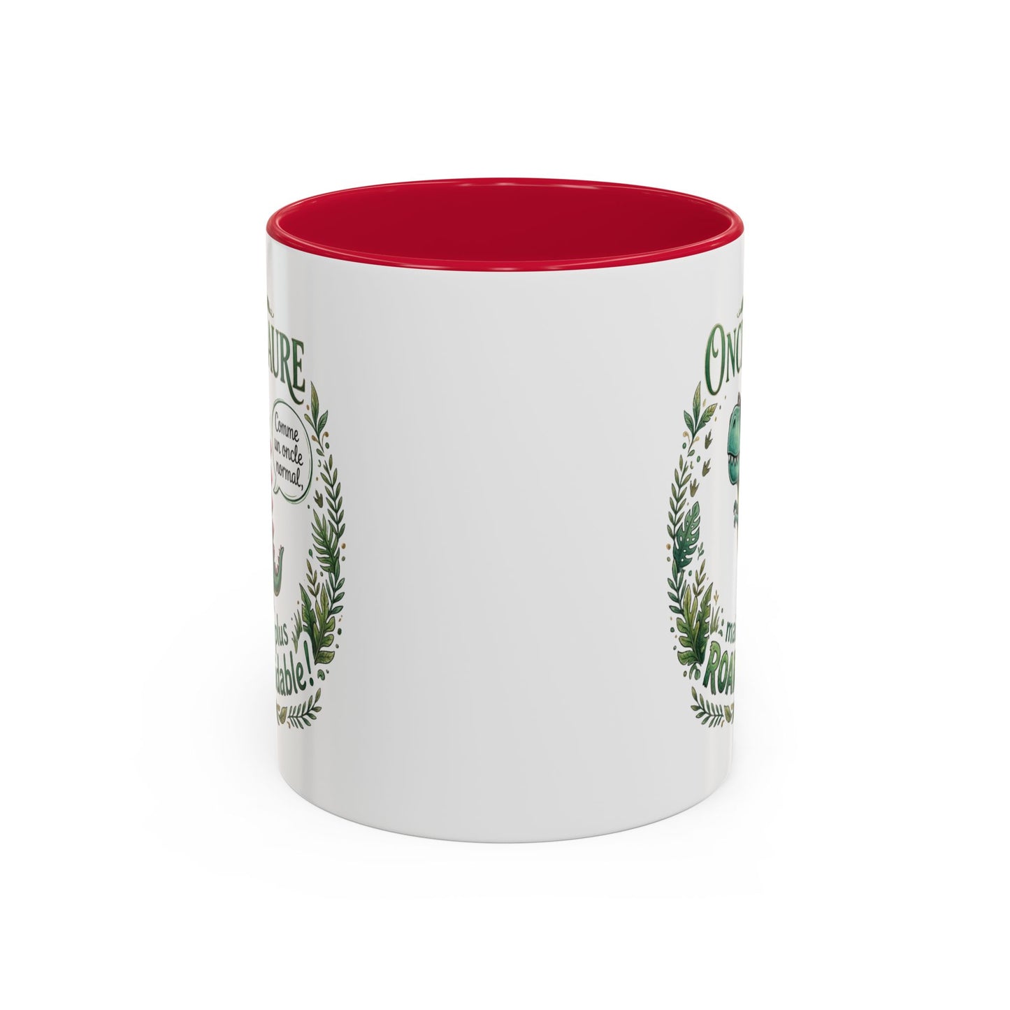 Tasse Oncle Dinosaure 325ml – Mug Céramique Humour Tonton Cadeau Original Famille Dinosaure