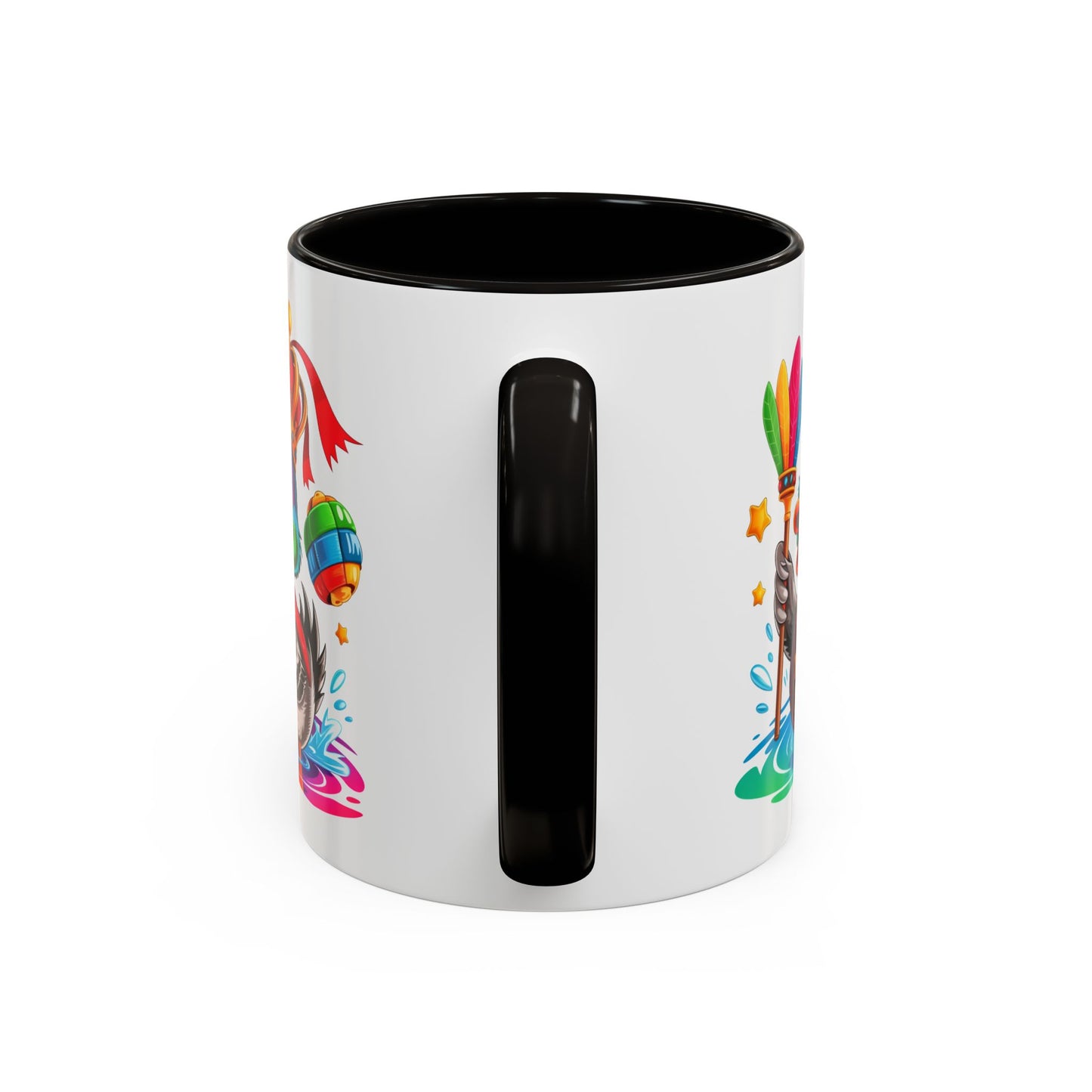 Mug Canard Roi Kawaii avec Couronne et Sceptre – Tasse Colorée et Originale Cadeau Amoureux des Animaux – Céramique 325ml