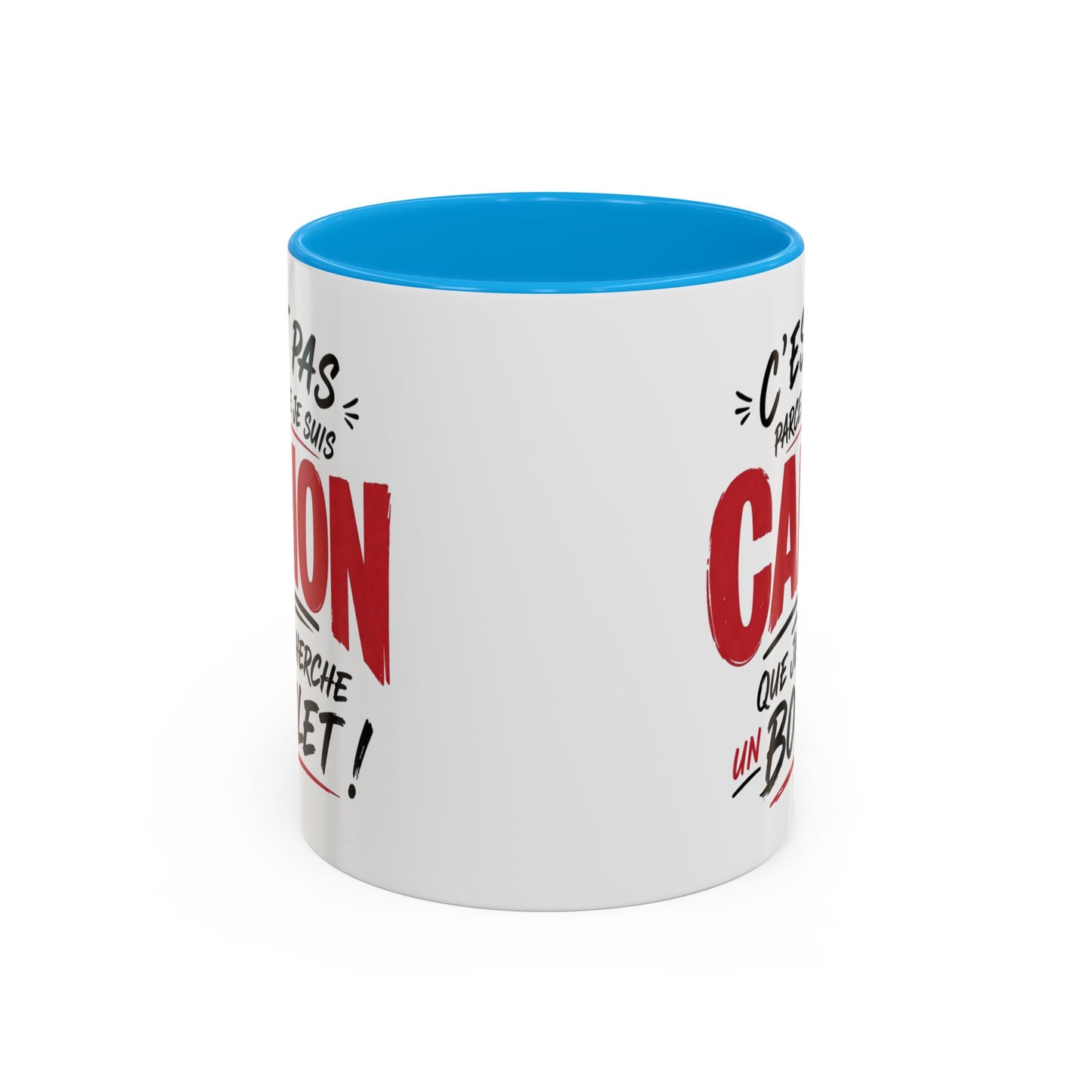 Mug Humour Femme Canon – Tasse Drôle Citation C’est Pas Parce Que Je Suis Canon Que Je Cherche Un Boulet – Cadeau Femme Original et Humoristique 325ml