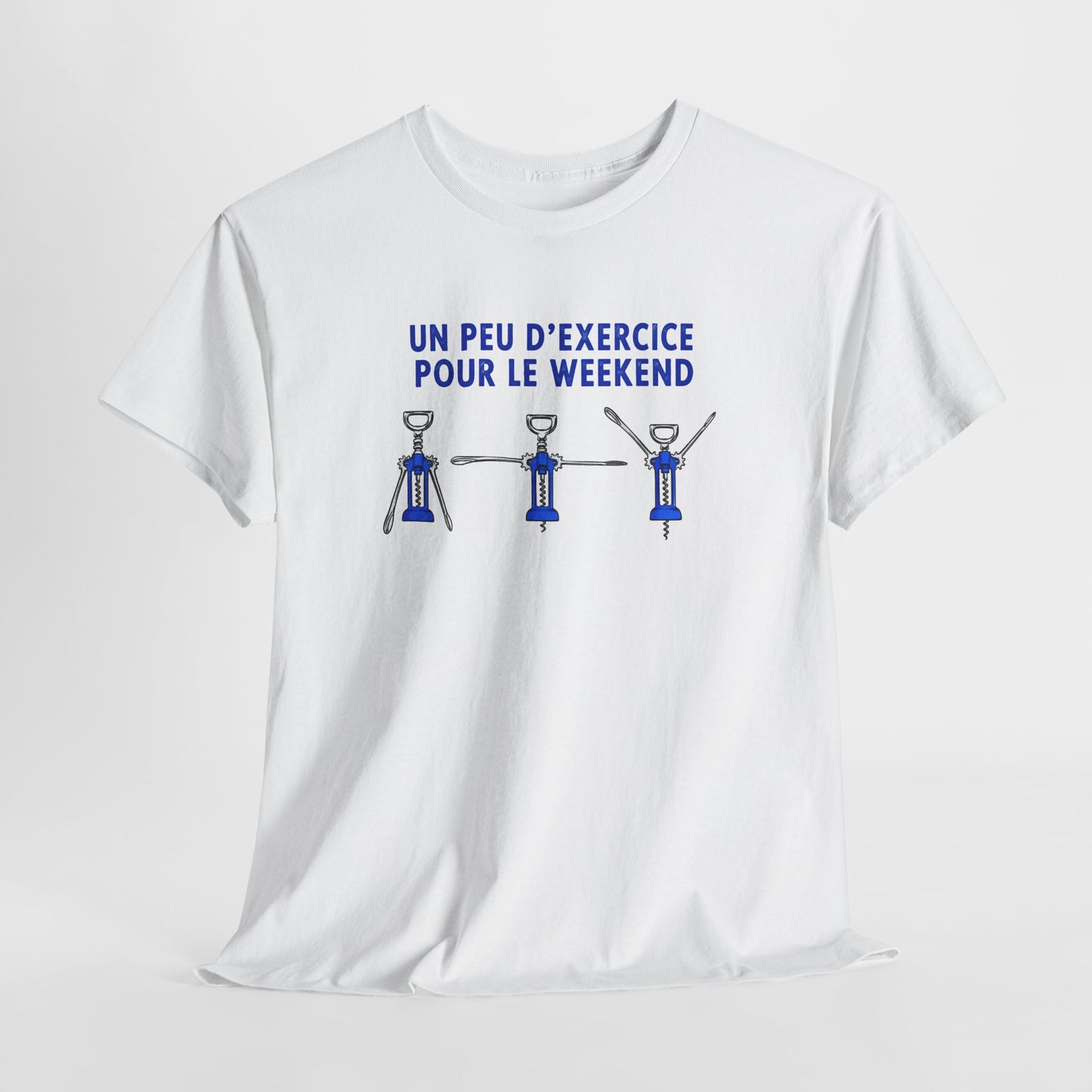 Tee Shirt Homme et Femme Vin Apéro Tire Bouchon Humour Week End Amateur de Vin Idée Cadeau Originale