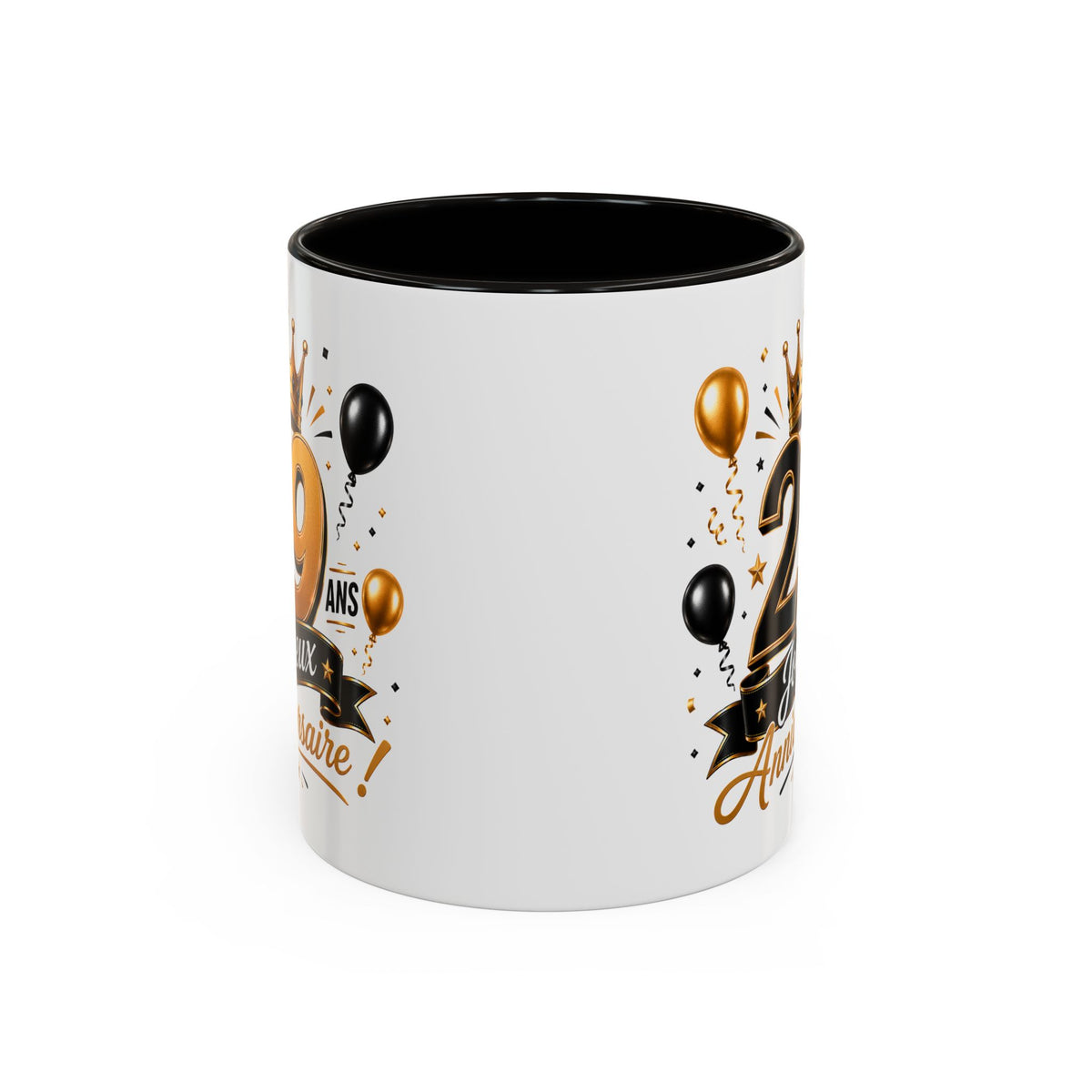 Mug Joyeux 29 Ans – Tasse Anniversaire 29 Ans – Cadeau Original pour Femme Homme – Idée Cadeau 29e Anniversaire Noir Bleu Rouge