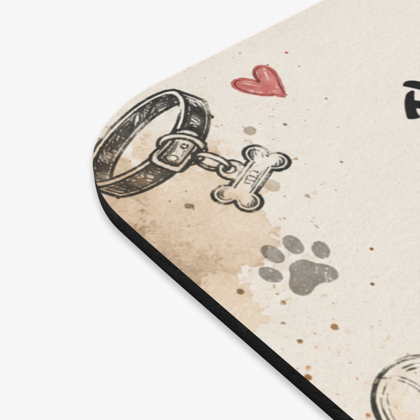 Tapis de Souris 22x18cm Il Paraît Que J'ai La Langue Bien Pendue Carlin Humour Cadeau Homme et Femme Chien Bureau Gaming