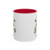 Mug Soyons Zen Grenouille Méditation – Tasse Relaxation Cadeau Humour Yoga Noir Bleu Rouge 325ml