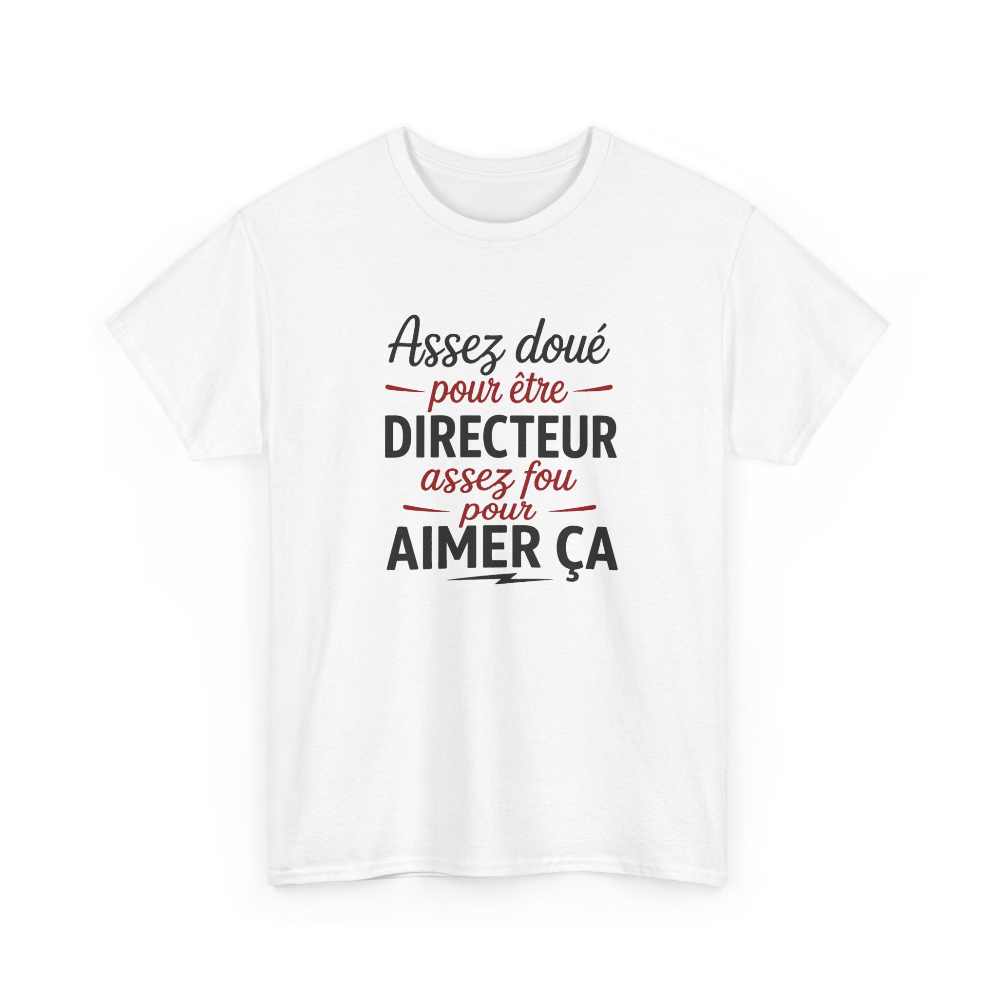 Tee Shirt Directeur Homme – Humour Patron Chef – Cadeau Original Directeur