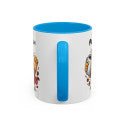 Mug Café Super Héros Personnalisable – Tasse Humour Café Énergie Cadeau Original Noir Bleu Rouge 325ml