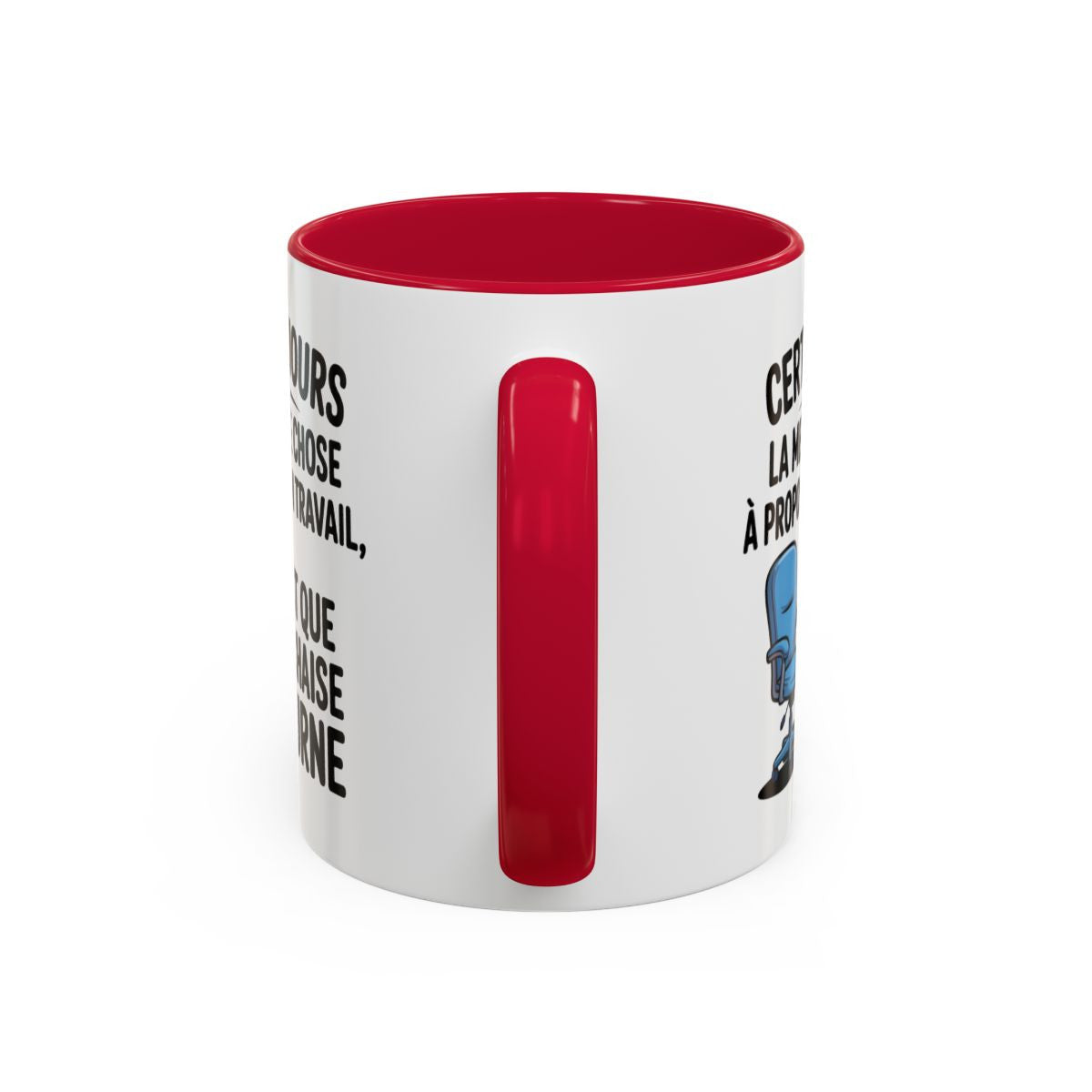 Mug Humour Bureau  À Propos De Mon Travail Tasse Drôle Travail Collègue Cadeau