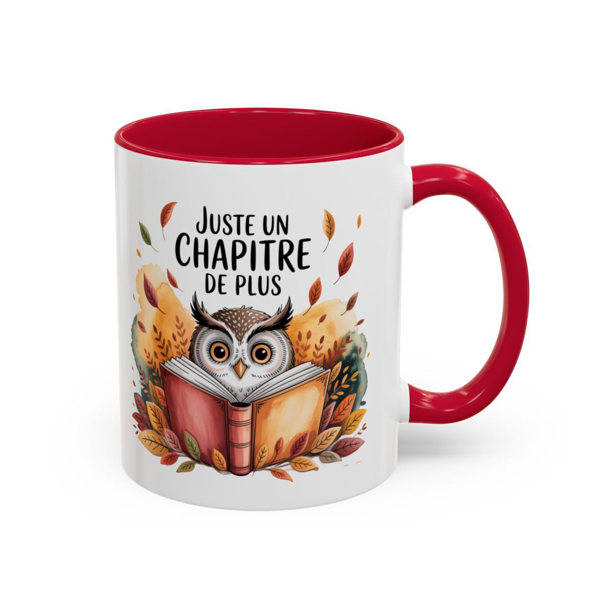Mug Lecture Juste Un Chapitre De Plus Chouette Livre – Tasse Humour Lecteur Cadeau Passion Lecture