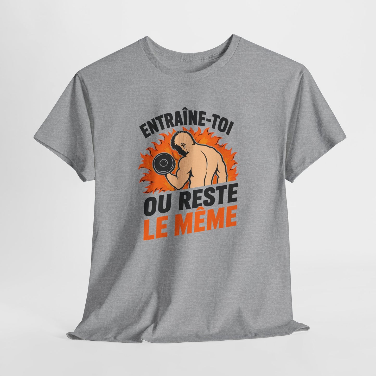 T-Shirt Homme Musculation Fitness – Entraînement Force Motivation Sport – Cadeau Muscu Homme