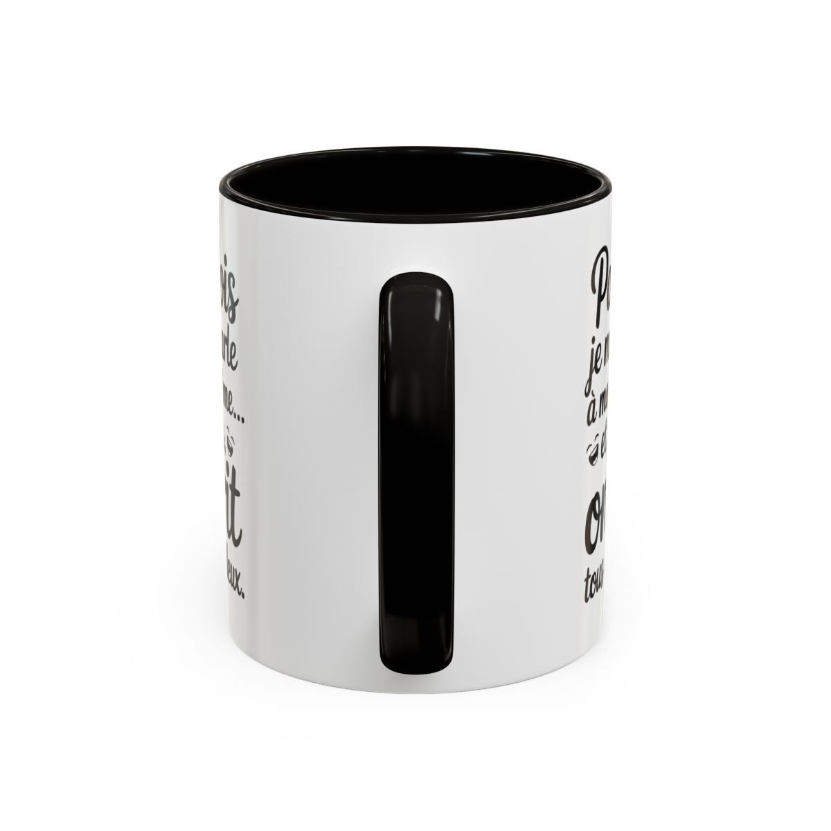 Tasse Parfois Je Me Suis Énervée Et Puis J’ai Bu Tous Les Deux – Mug Humour Citation – Céramique 325ml