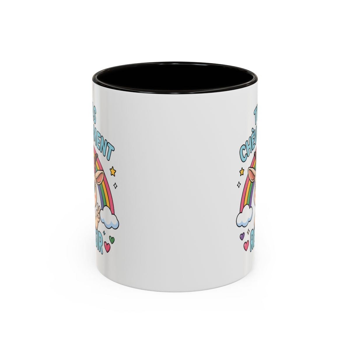 Tasse Tu Vas Chèvre-ment Réussir – Mug Motivation Humour – Cadeau Encouragement Original – Céramique 325ml