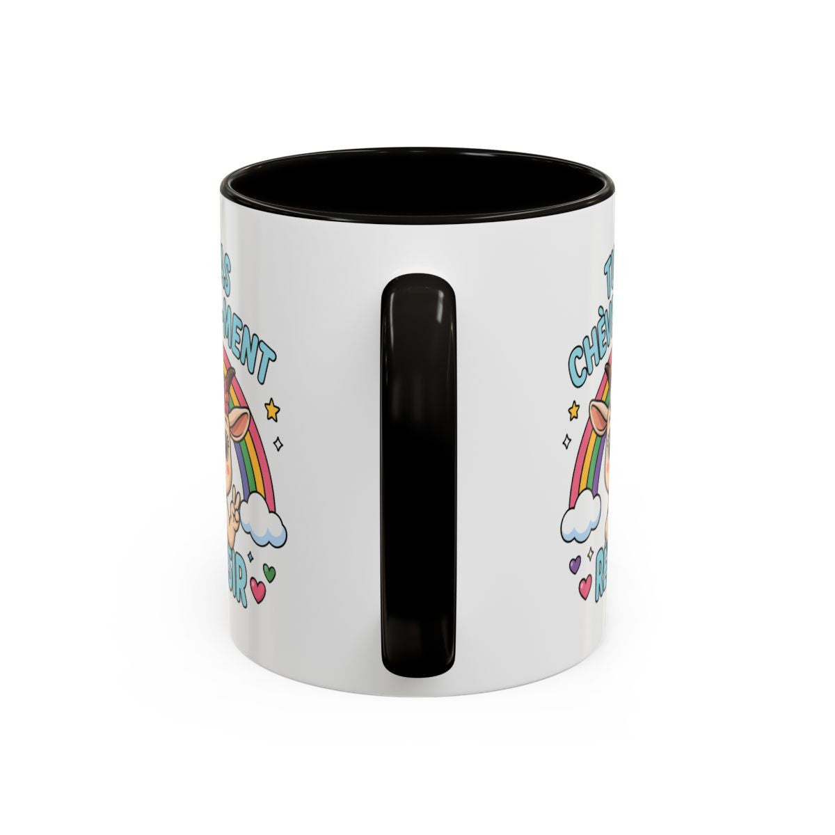Tasse Tu Vas Chèvre-ment Réussir – Mug Motivation Humour – Cadeau Encouragement Original – Céramique 325ml