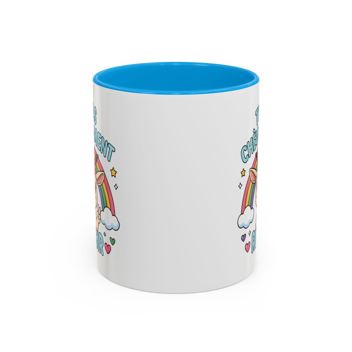 Tasse Tu Vas Chèvre-ment Réussir – Mug Motivation Humour – Cadeau Encouragement Original – Céramique 325ml