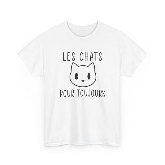 Tee Shirt Chat Homme Femme – Passion Chats et Félin – Idée Cadeau Amoureux des Chats Propriétaire de Chat
