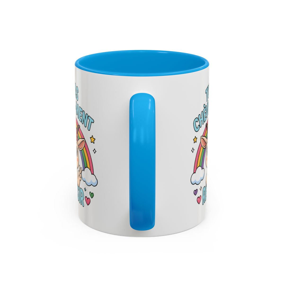 Tasse Tu Vas Chèvre-ment Réussir – Mug Motivation Humour – Cadeau Encouragement Original – Céramique 325ml