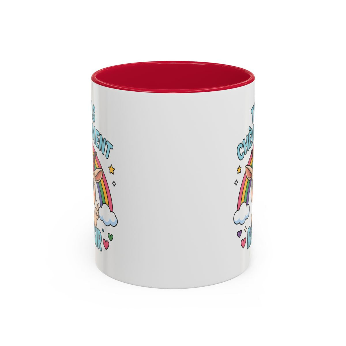 Tasse Tu Vas Chèvre-ment Réussir – Mug Motivation Humour – Cadeau Encouragement Original – Céramique 325ml
