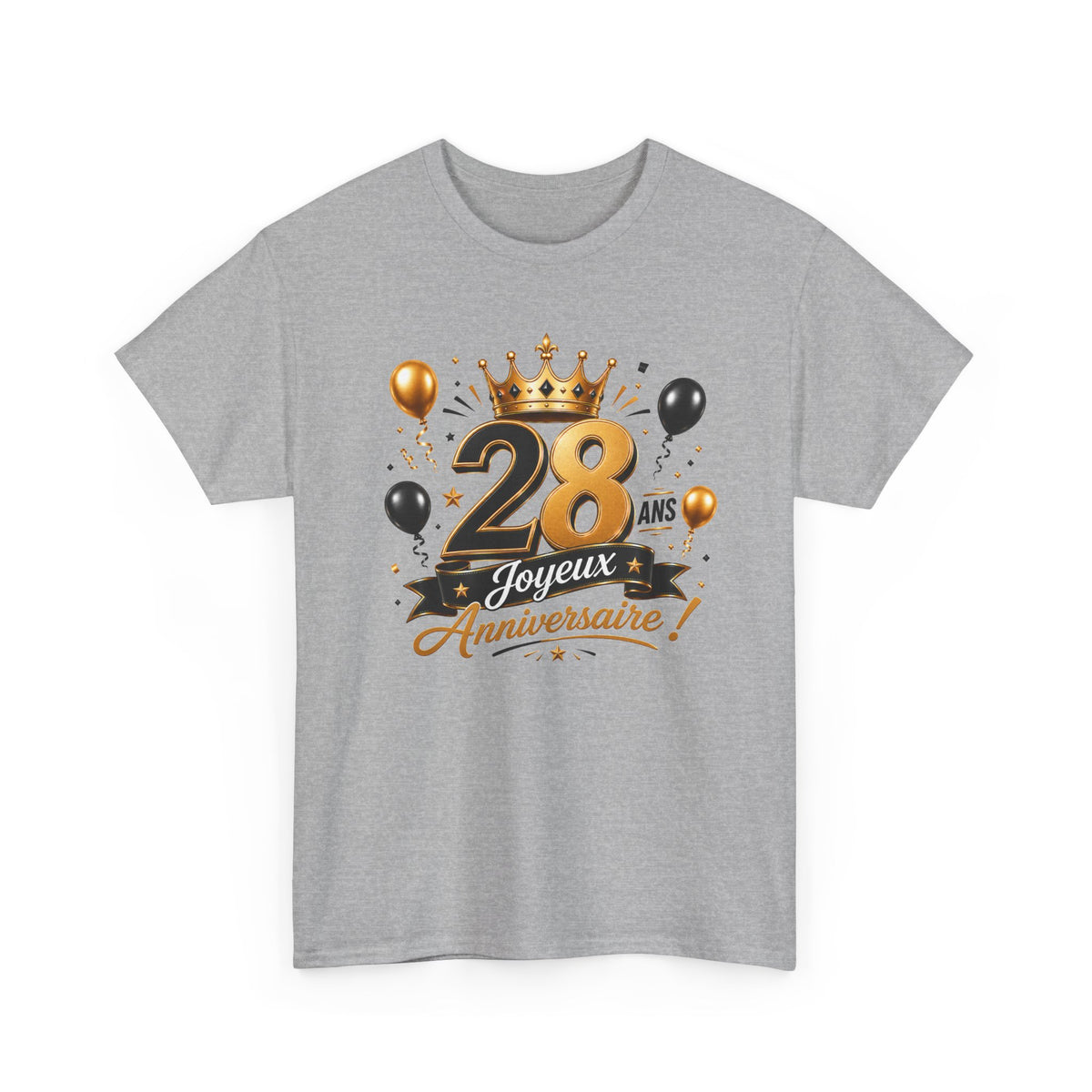 Tee Shirt Anniversaire 28 Ans Homme et Femme Joyeux Anniversaire Cadeau 28 Ans Idée Cadeau Adulte