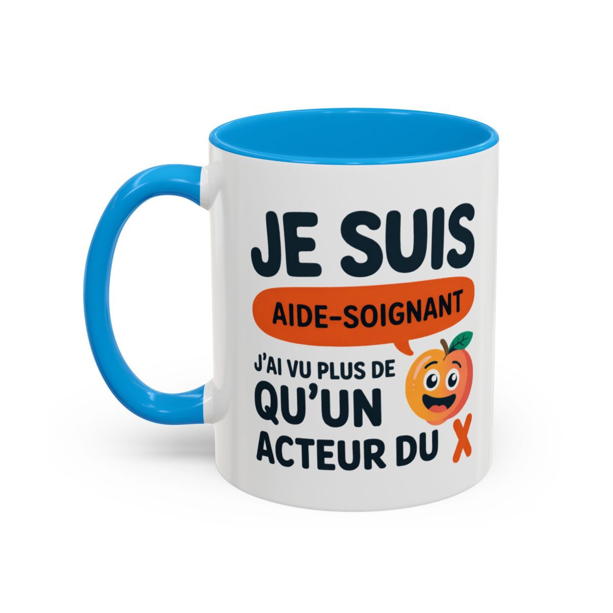 Tasse Aide-Soignant Humour – Mug Métier Médical Drôle – Cadeau Collègue Hôpital – Céramique 325ml