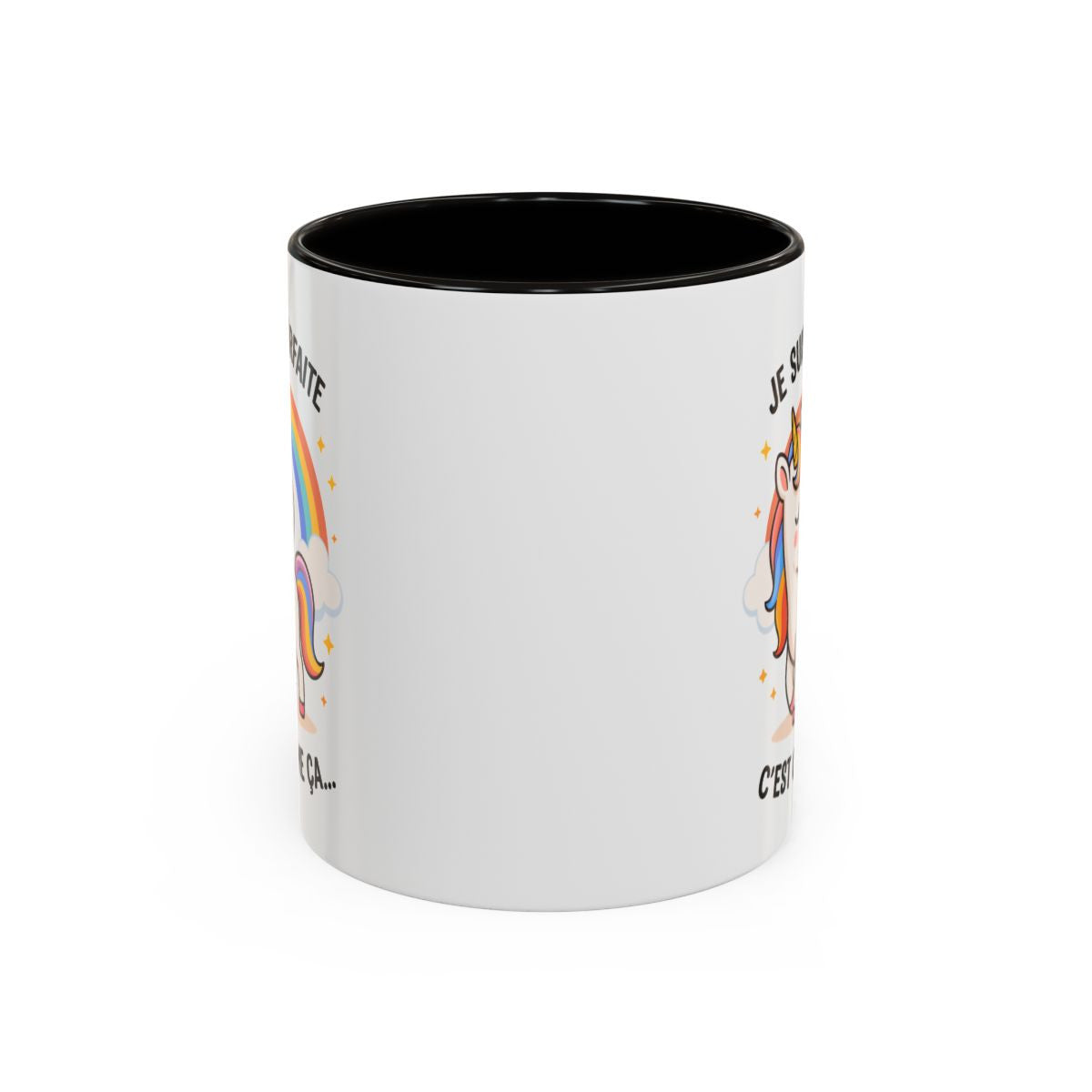 Tasse Licorne Humoristique – Mug « Je suis parfaite » – Cadeau Fille Original – Céramique 325ml