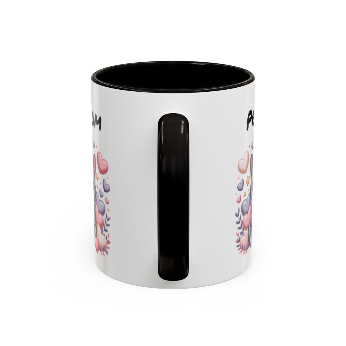 Tasse Chaton Personnalisable – Mug Chat Kawaii Cœurs – Cadeau Amoureux des Chats – Céramique 325ml