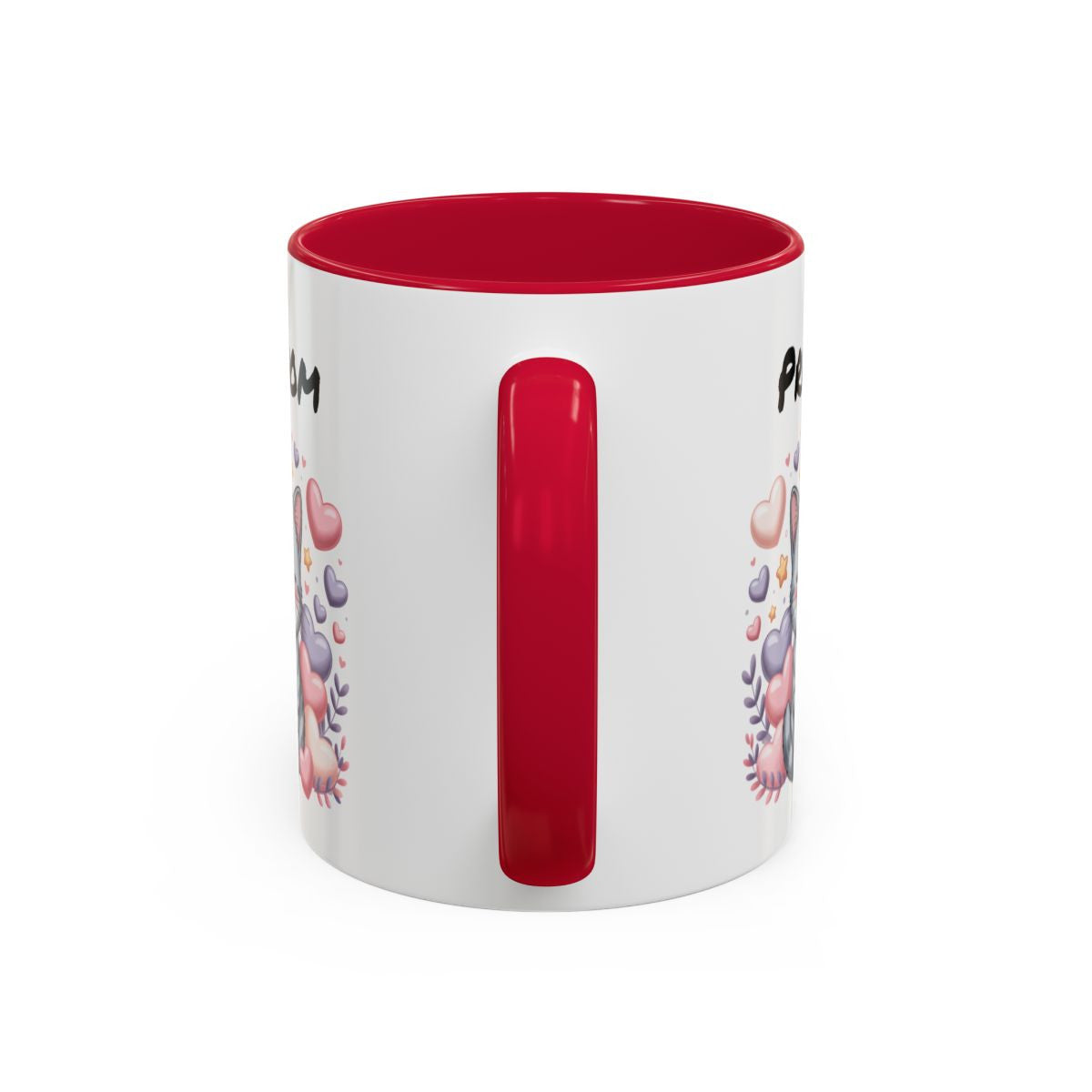 Tasse Chaton Personnalisable – Mug Chat Kawaii Cœurs – Cadeau Amoureux des Chats – Céramique 325ml