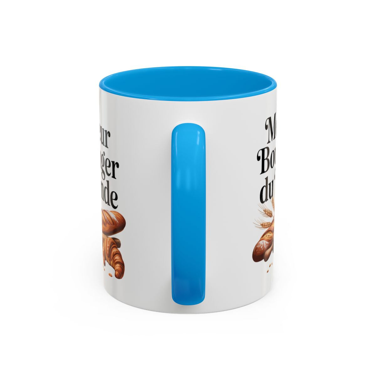 Tasse Meilleur Boulanger du Monde – Mug Boulangerie Pain Croissant – Cadeau Boulanger – Céramique 325ml