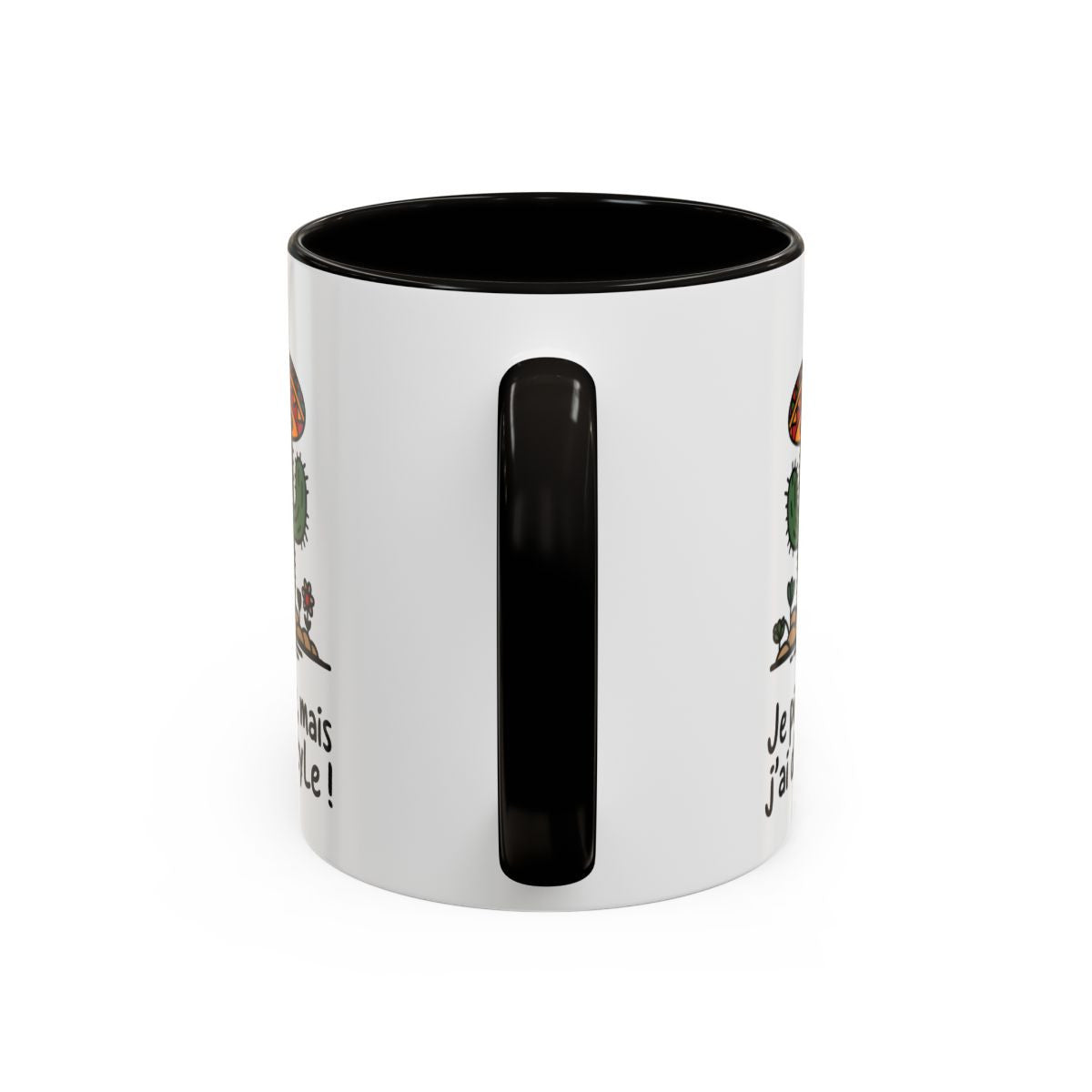 Tasse Cactus Humour – Mug Je Pique Mais J’ai du Style – Cadeau Original Fun – Céramique 325ml