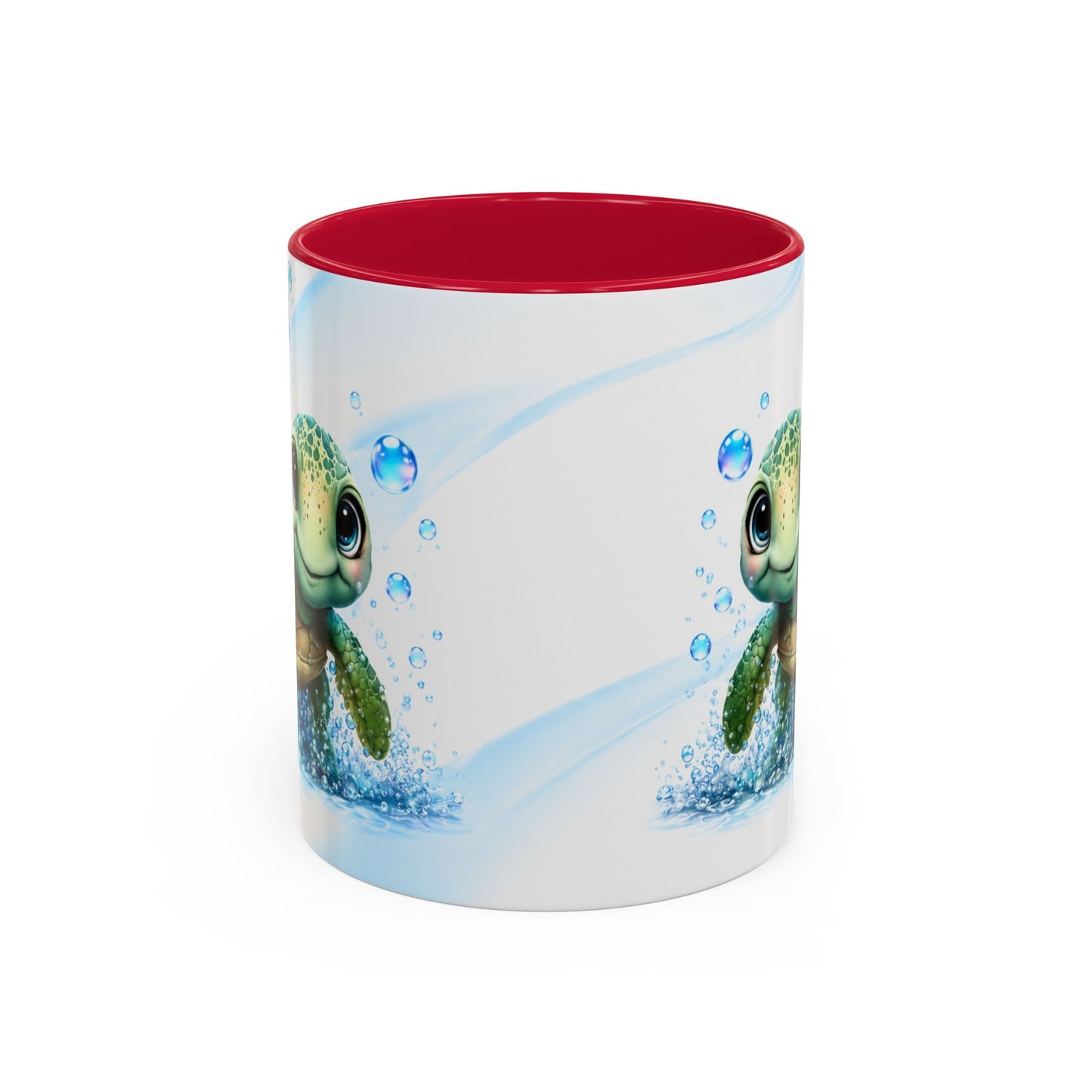 Tasse Tortue Marine Mignonne – Mug Kawaii Animal Océan et Bébé Tortue – Cadeau Amoureux des Tortues 325ml