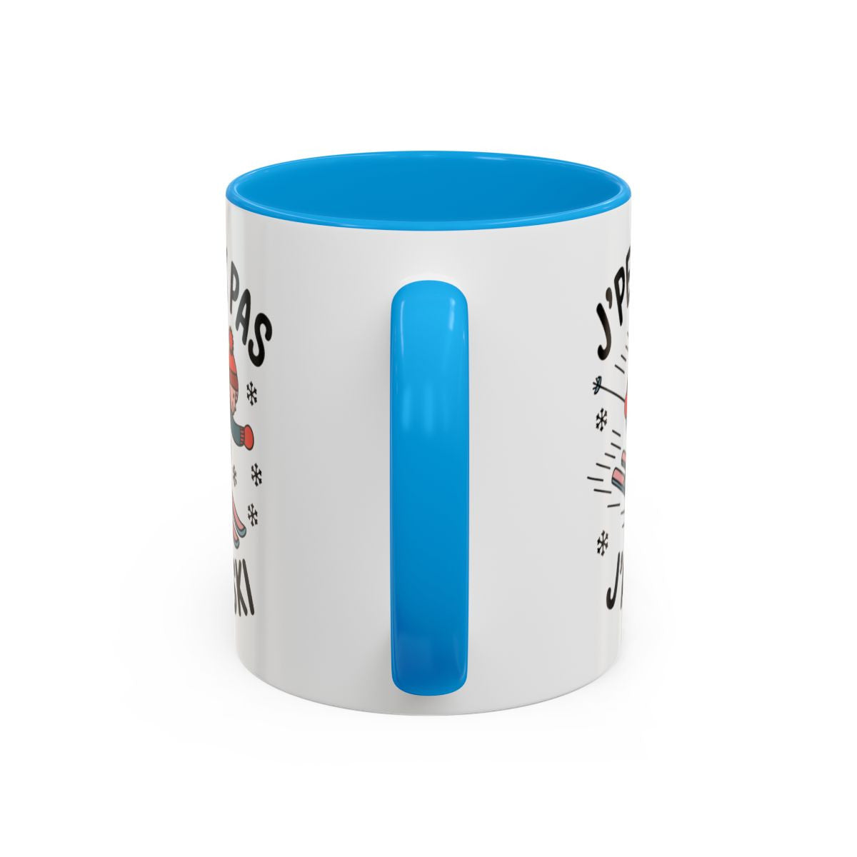 Tasse J’Peux Pas J’Ai Ski – Mug Humour Montagne Hiver – Cadeau Skieur – Céramique 325ml