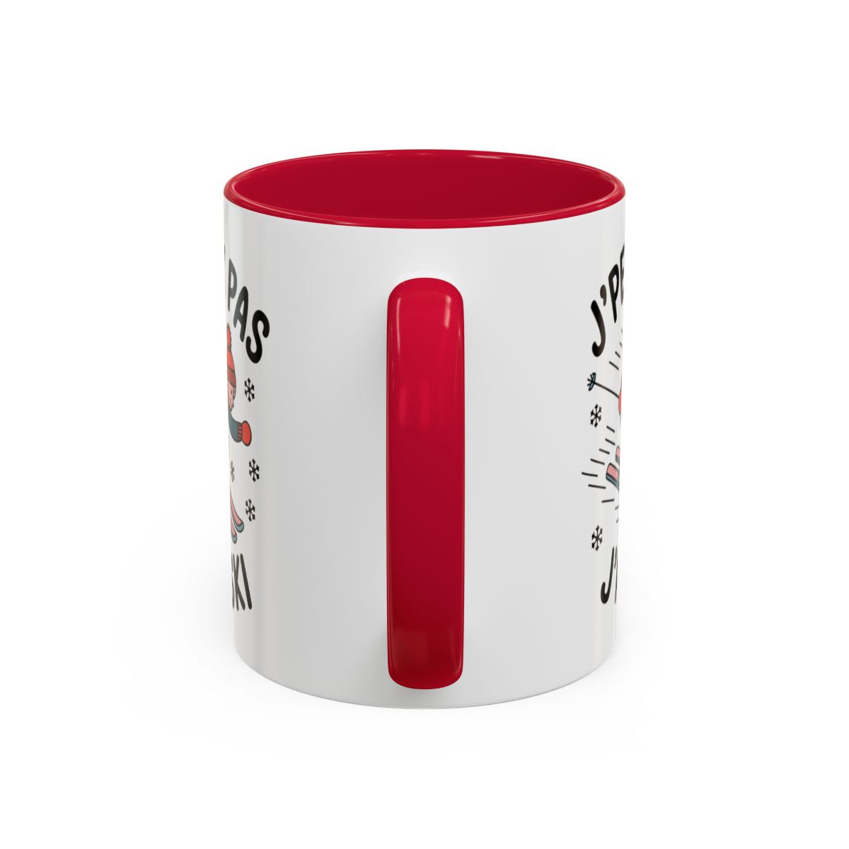 Tasse J’Peux Pas J’Ai Ski – Mug Humour Montagne Hiver – Cadeau Skieur – Céramique 325ml