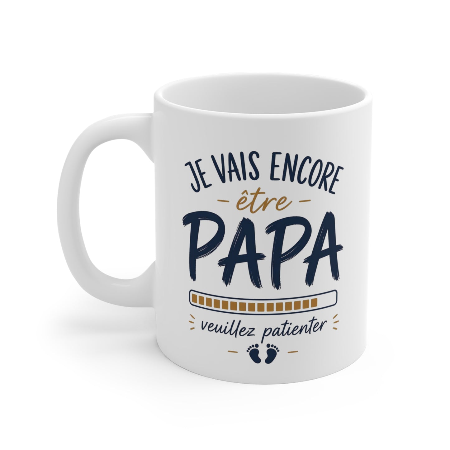 Tasse Je Vais Encore Être Papa – Mug Annonce Grossesse Humour – Cadeau Futur Papa 325ml Idée cadeau