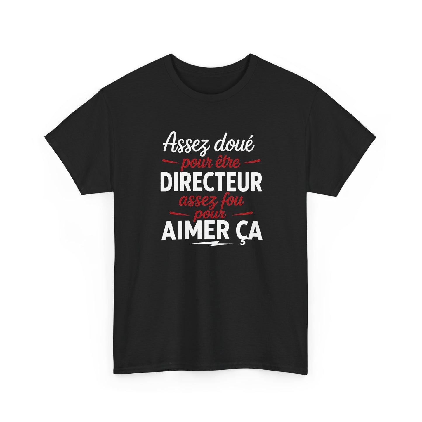 Tee Shirt Directeur Homme – Humour Patron Chef – Cadeau Original Directeur