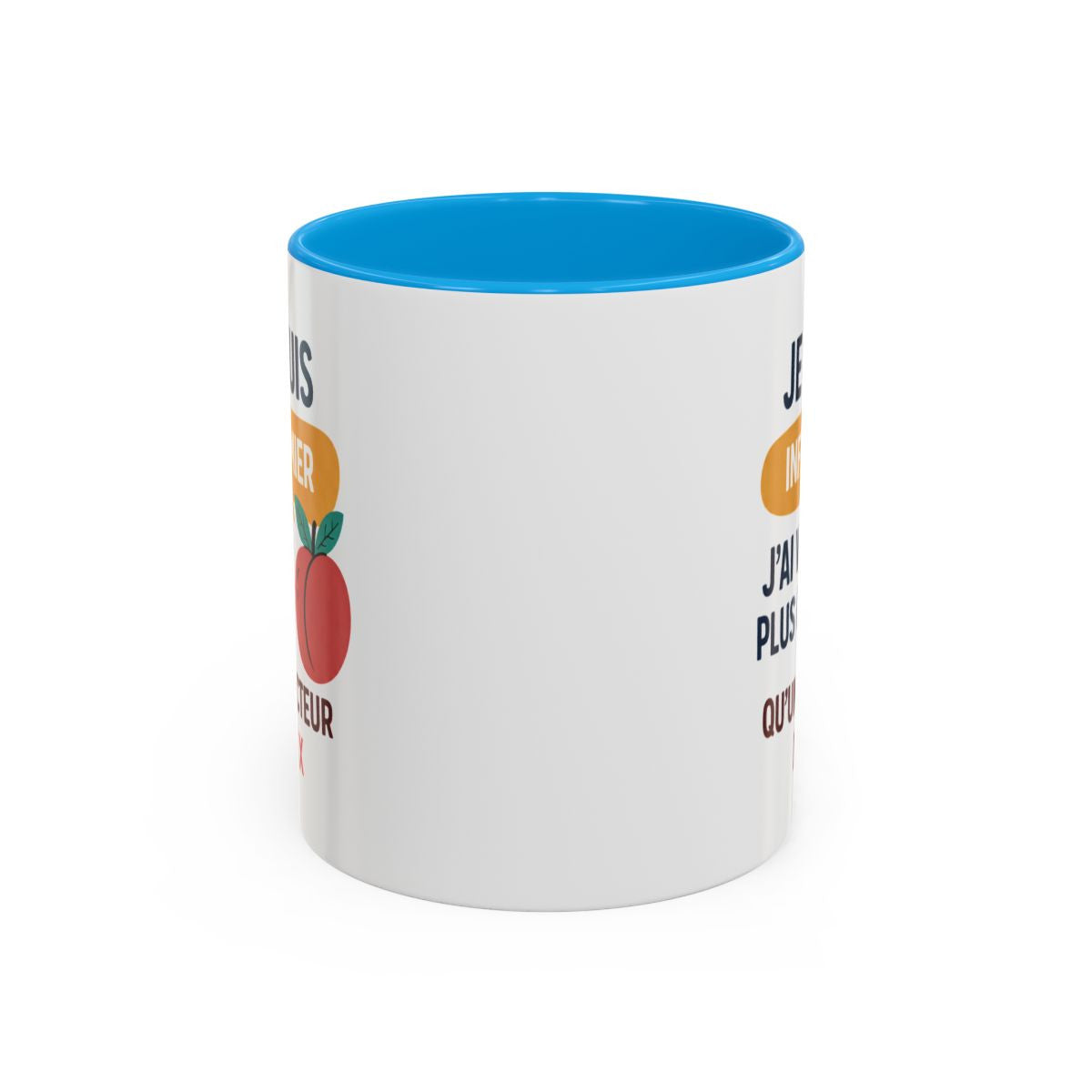 Tasse Je Suis Infirmier – Mug Humour Infirmier Cadeau Collègue – Céramique 325ml Noir Bleu Rouge