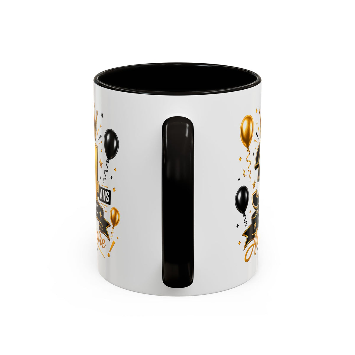 Mug Joyeux 34 Ans – Tasse Anniversaire 34 Ans – Cadeau Original pour Femme Homme – Idée Cadeau 34e Anniversaire Noir Bleu Rouge