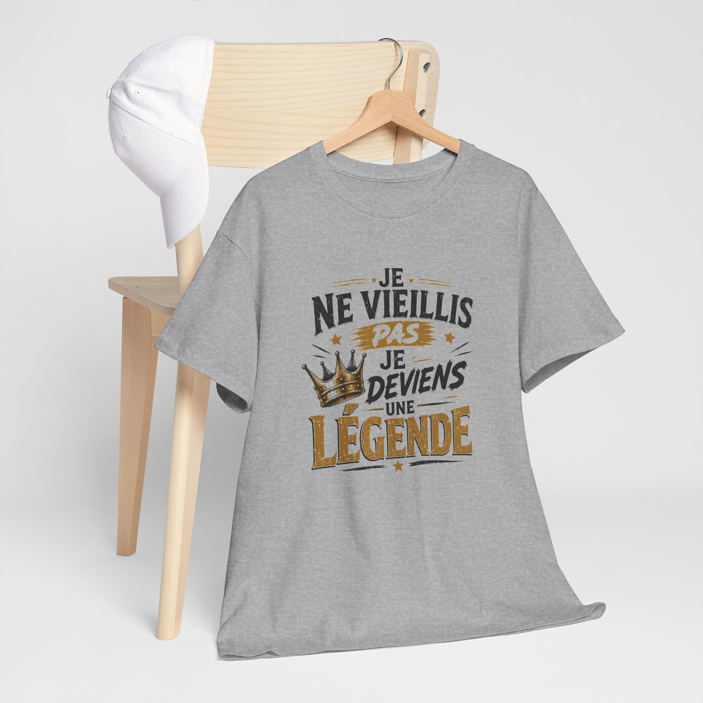 Tee Shirt Homme Légende Humour Couronne Confiance Roi Idée Cadeau Anniversaire Homme Original
